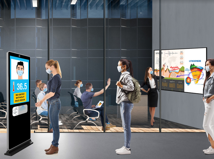 LG Business Solutions' new wellness kiosks aim to ease communication and limit unnecessary interaction between event attendees and wellness staff.